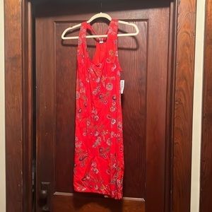 Red Floral Dress